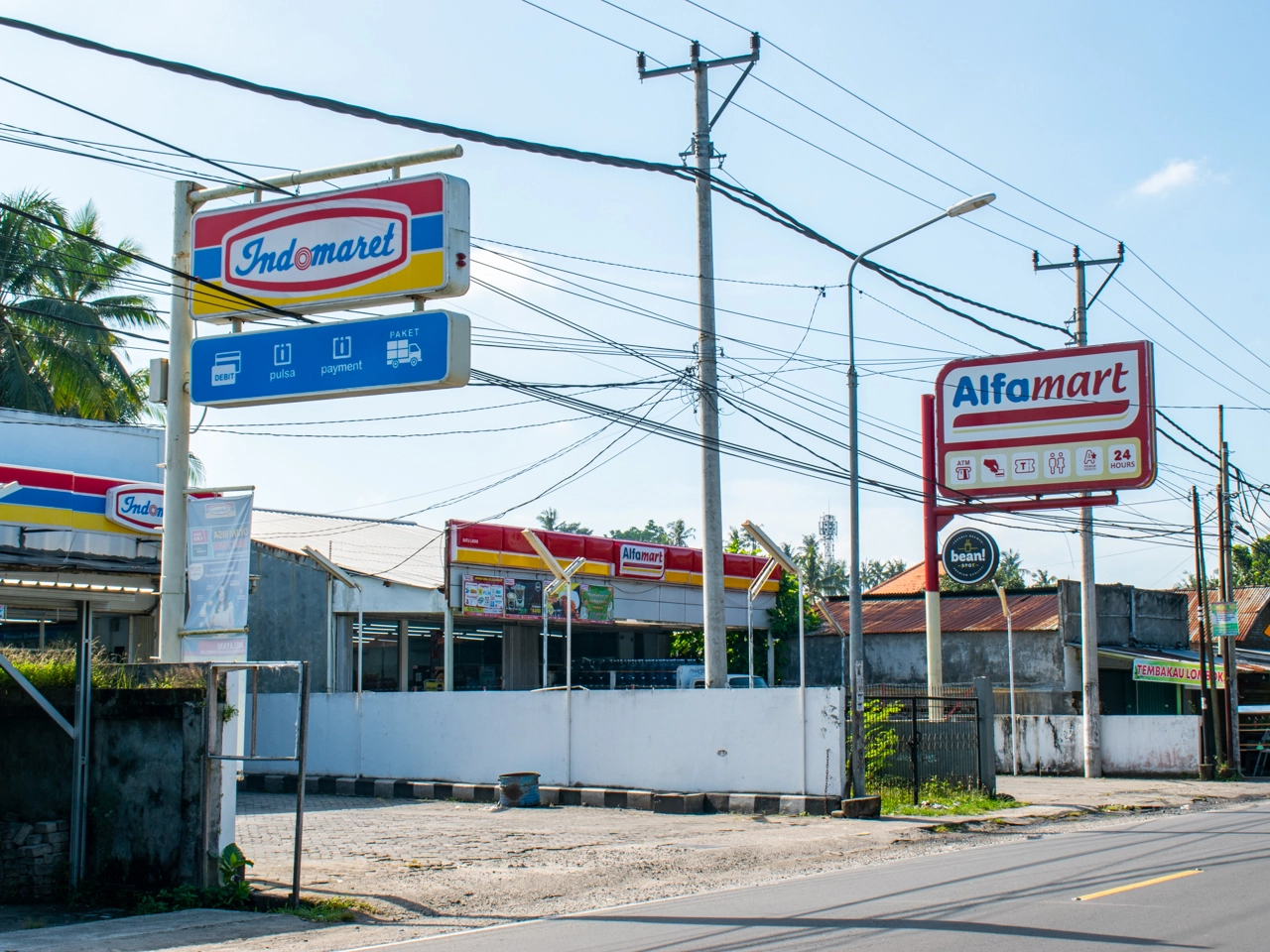 Indomaret and Alfamart convenience stores