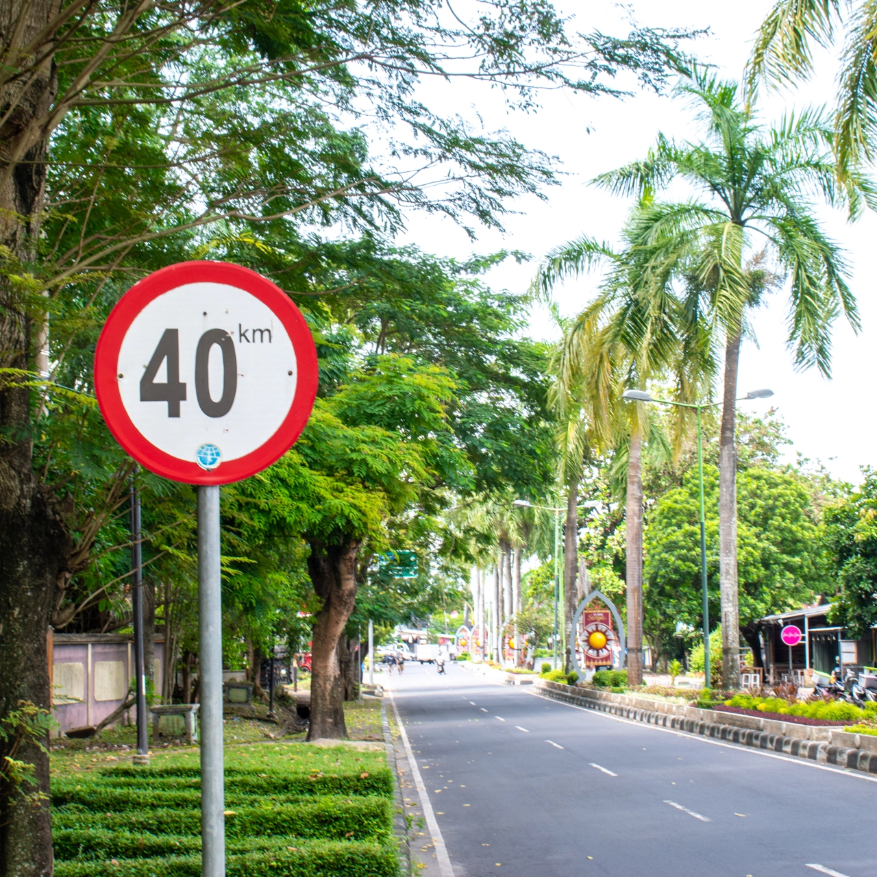 road sign in Bali