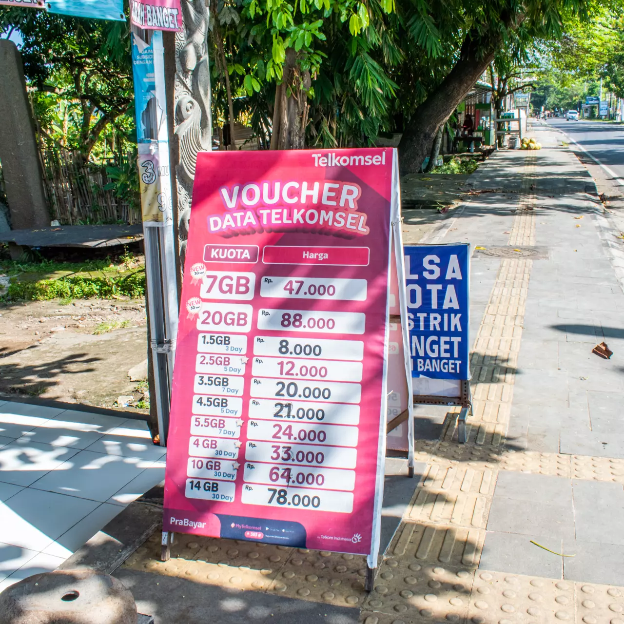 Telkomsel data plan prices