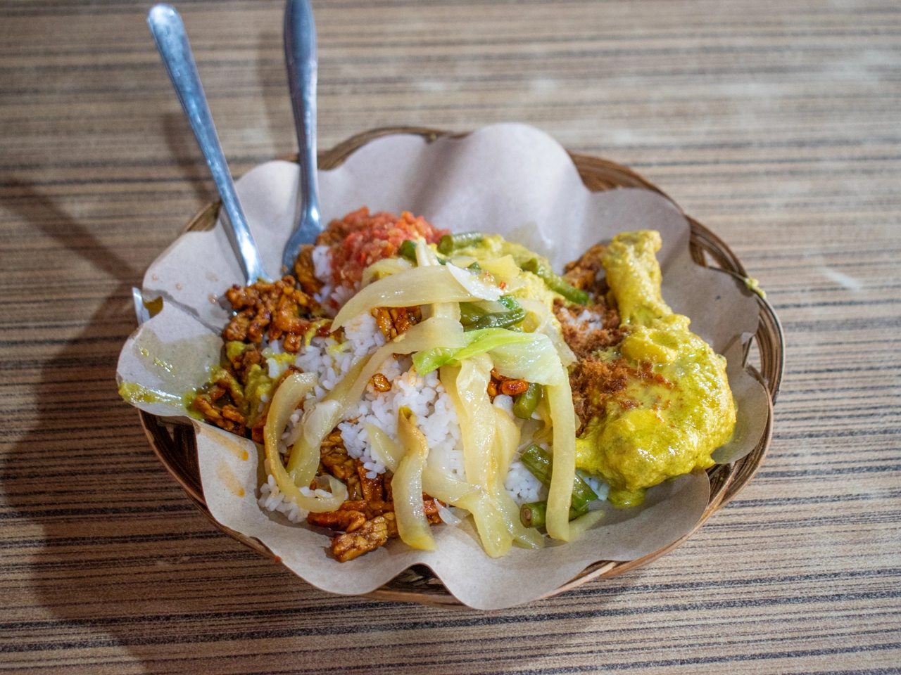local food on gili trawangan