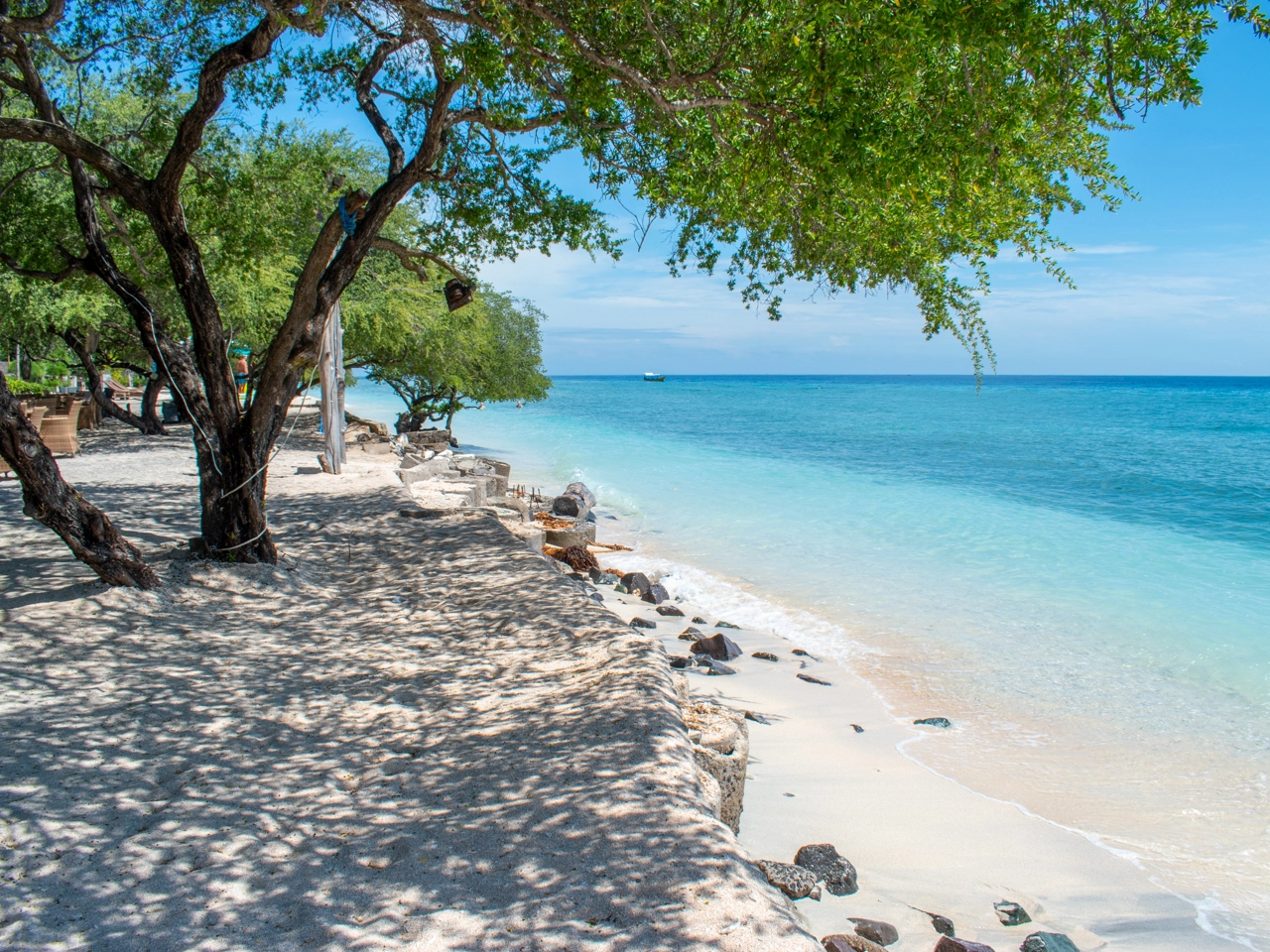 gili trawangan north beach 1 view