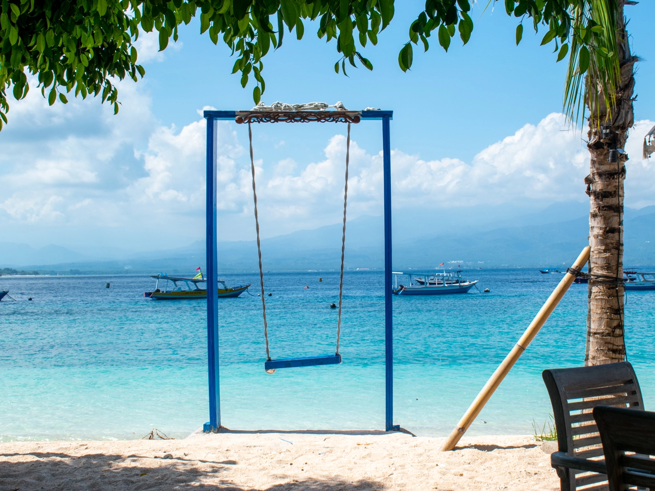 skewers at the night market on gili trawangan